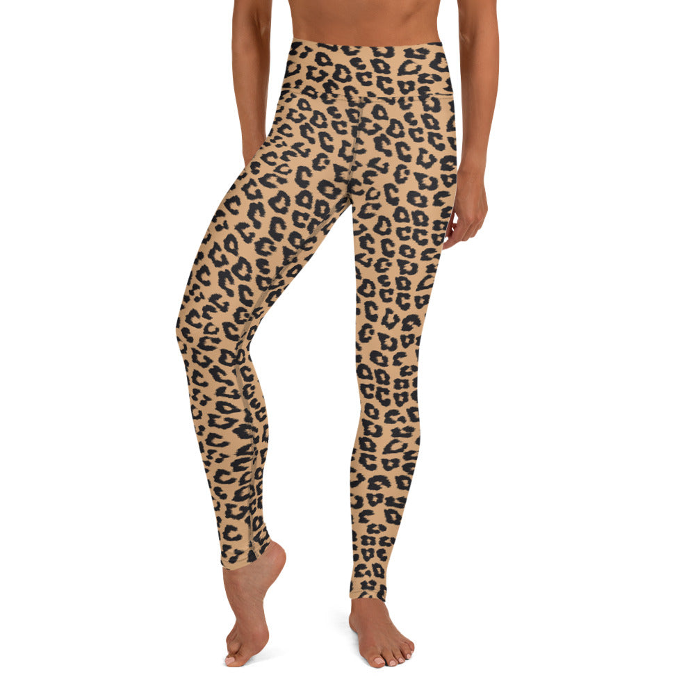 cheetah print workout leggings