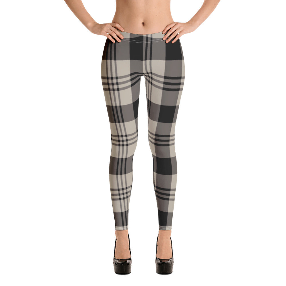 plaid yoga pants