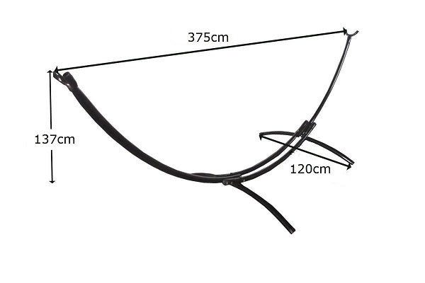 Metal Arc Hammock Stand Dimensions