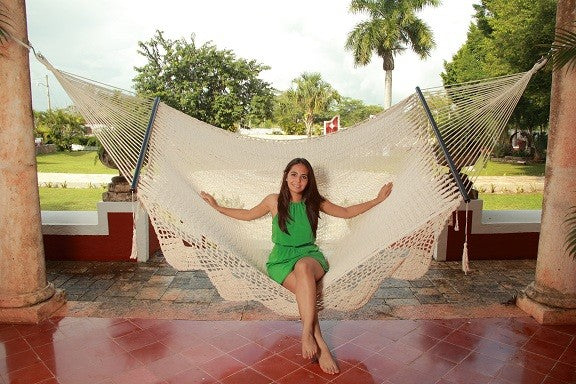 Mexican king size spreader bar hammock
