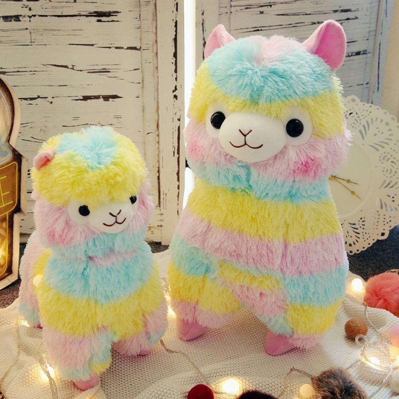 rainbow alpaca stuffed animal