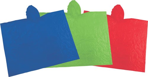 Coleman 2000016488 Emergency Poncho Assorted Colors