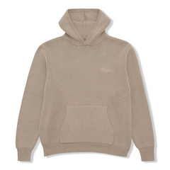 Signature Knitted Hoodie | Brown