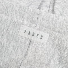Classic Mid Logo Hoodie | Grey Marl