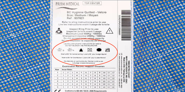 Patient sling washing instructions – Cleaning and Disinfecting Medical Products | VIVA Mobility