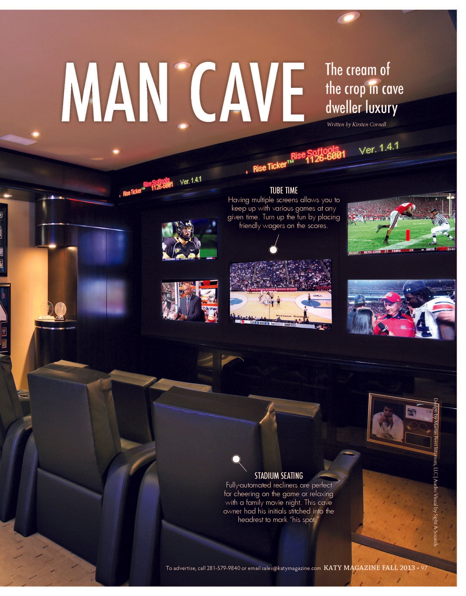 Ultimate Man Cave Martin Perri Interiors