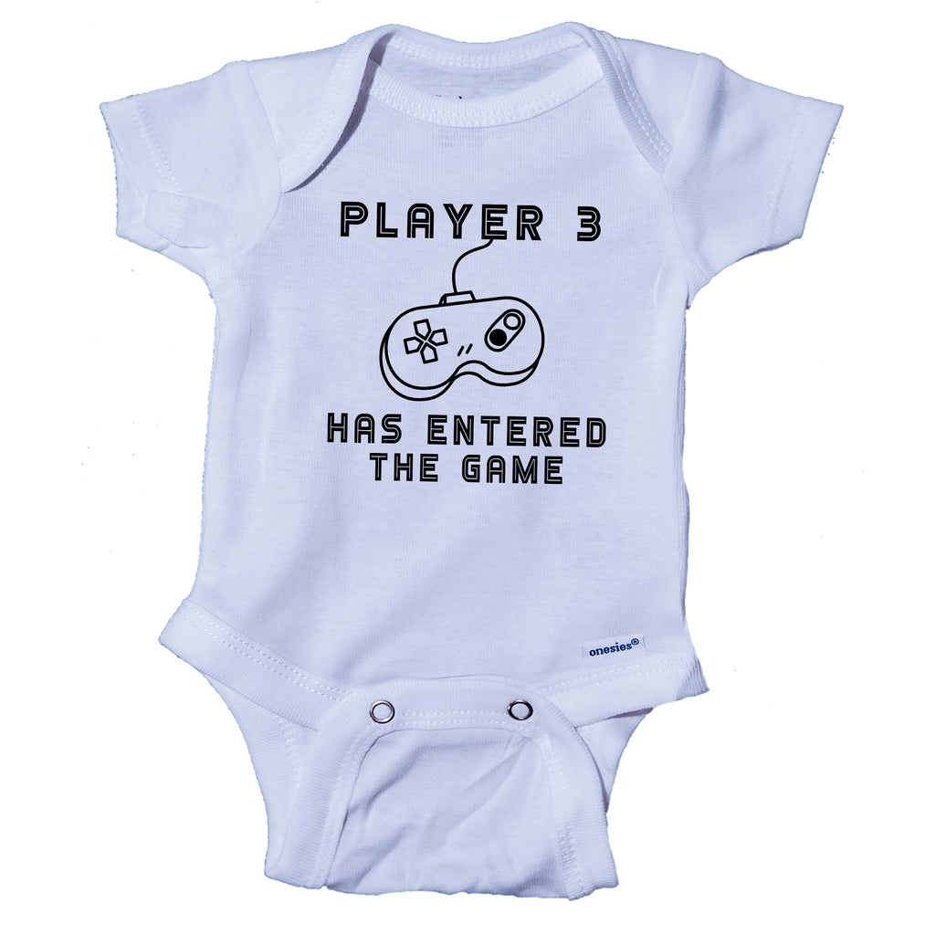 ndapprenticeships® Player 3 Has Entered The Game Gamer Infant Onesie®  Bodysuit Romper