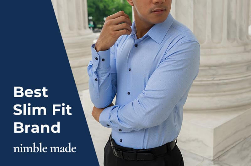 men's athletic cut dress shirts