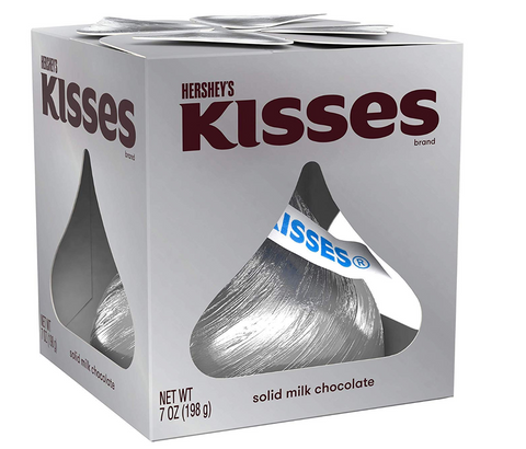 Large Hershey Kiss in Silver Box