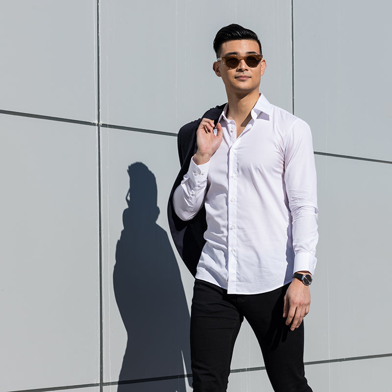 Voorkomen Scarp dynamisch Men's Slim Fit Dress Shirts | Buy Slim Fit Dress Shirts for Men Online –  Nimble Made