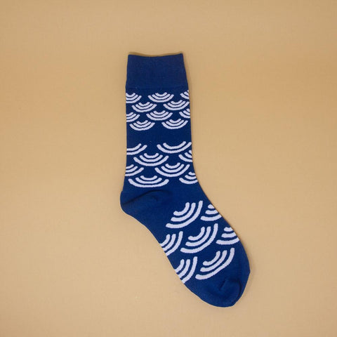 blue wave socks