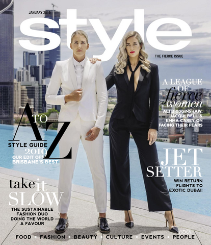 Style Magazine January Edition Front Cover featuring Rachel Elizabeth Interiors & Textiles