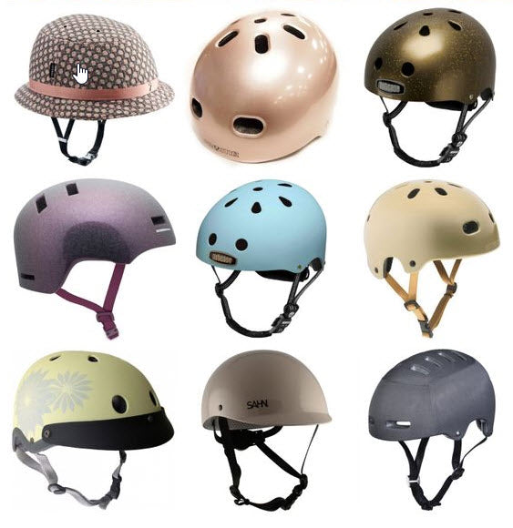 A huge range of helmets is available now