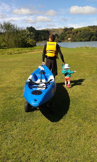 going kayaking with a kid