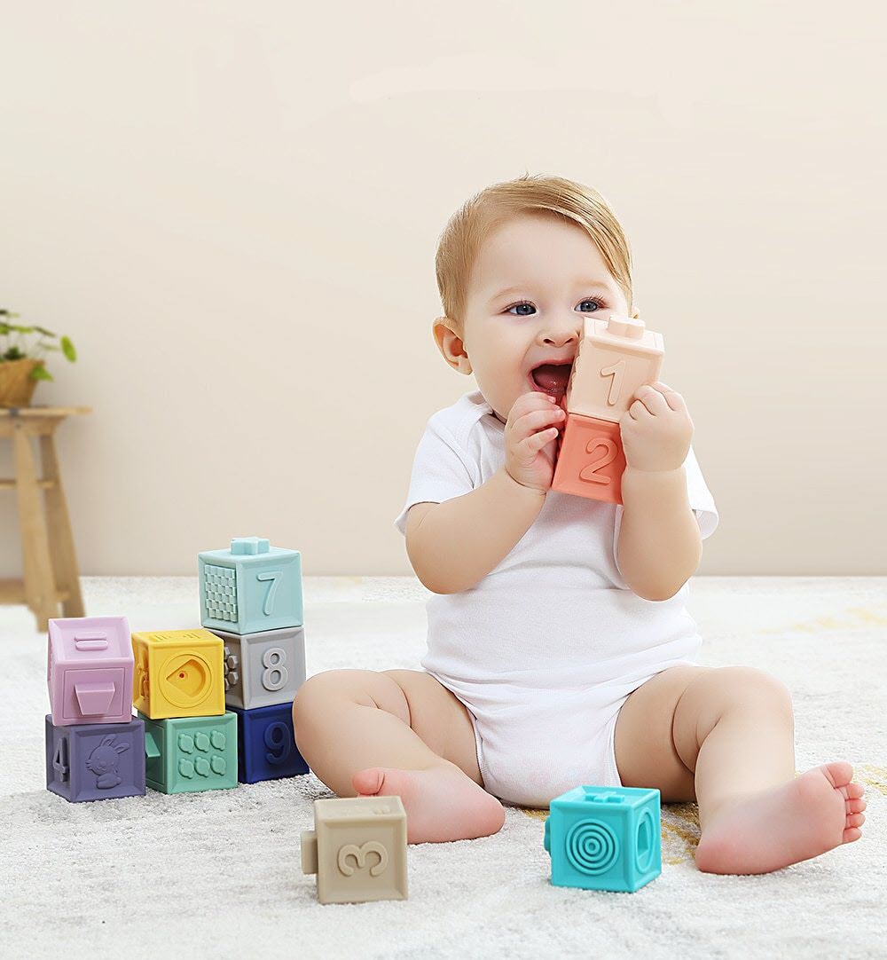 12pcs baby building blocks toy