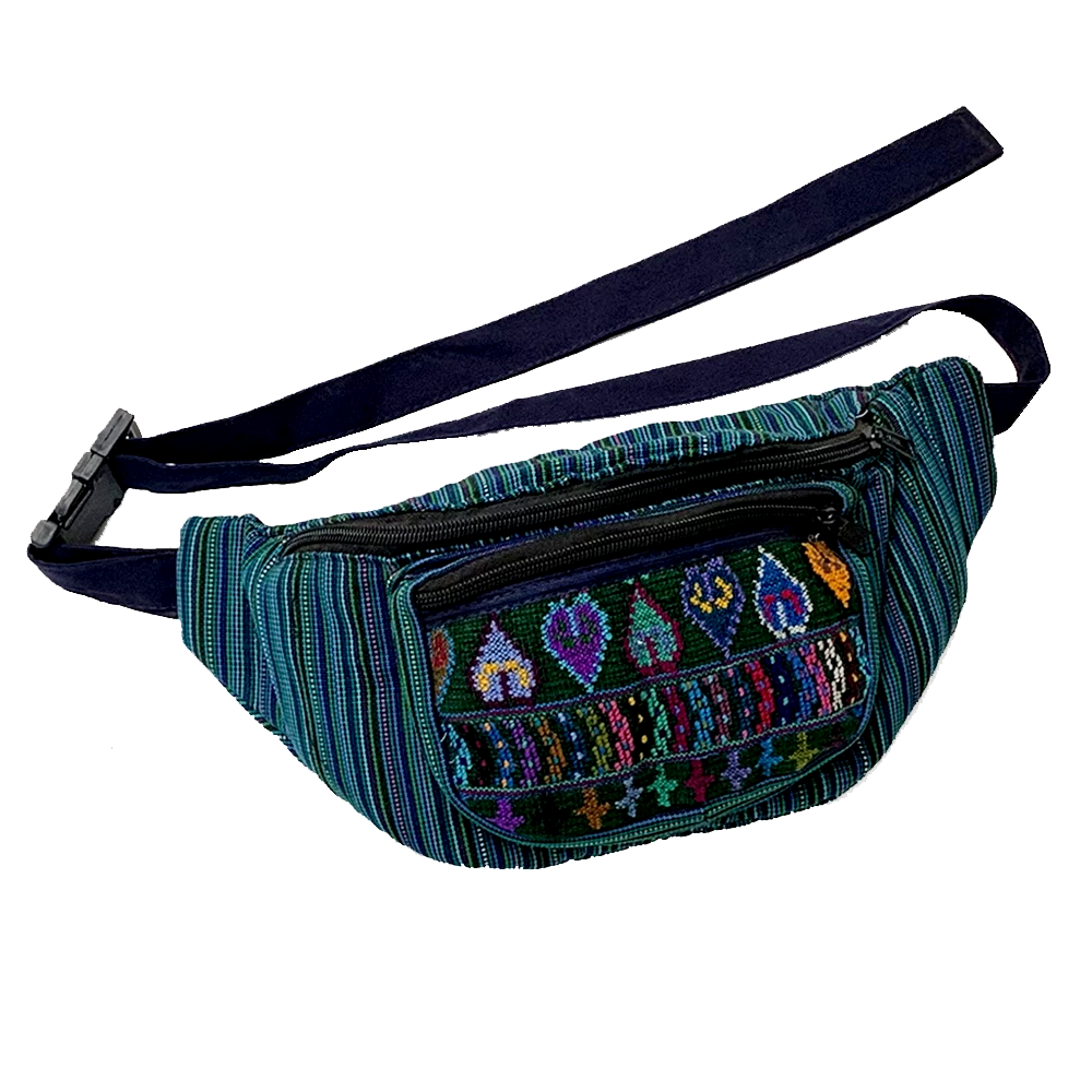 embroidered fanny pack