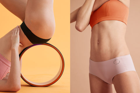 Seamless Invisible Active Underwear for Yoga and Exercise