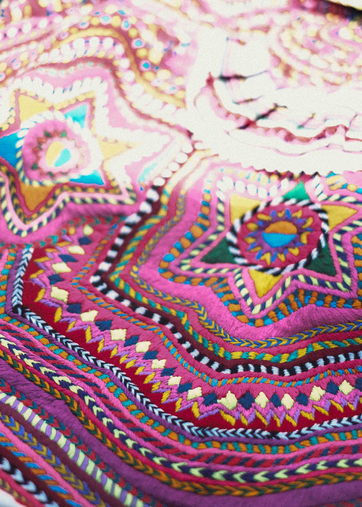 Textile guatemala coutume market pink