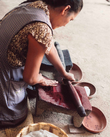 cochenille mexico pigment colors artisans