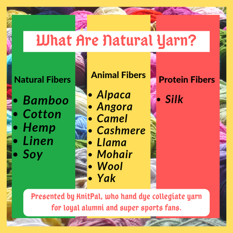 What are the natural yarn?