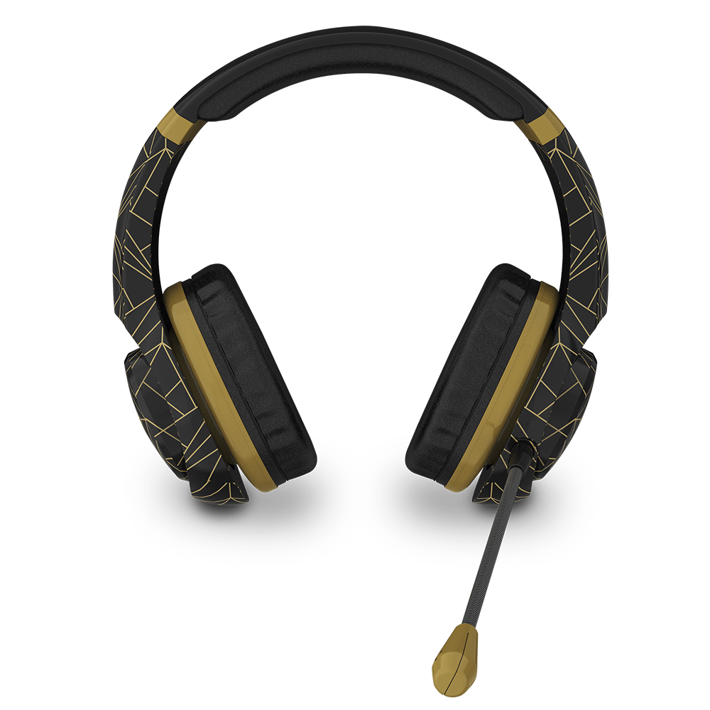 gold gaming headset
