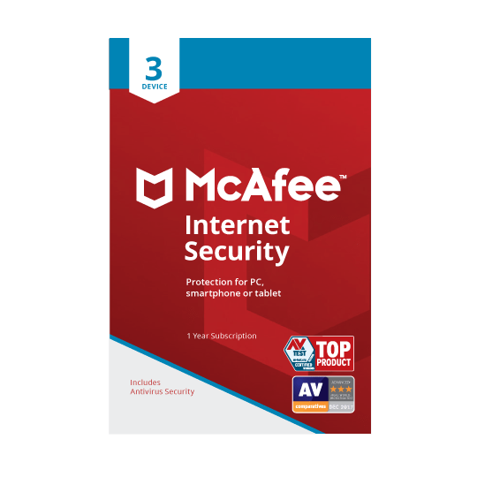 McAfee 2019 Security 3 Devices ZA ESD Digital