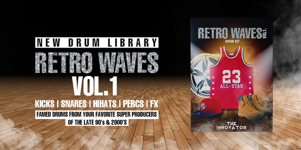 Retro Waves Vol.1 Drumkit. The Famed Drums and Sounds From Your Favorite Super Producers Of The Late 90's and 2000's. Throwback drum kit to the year 2000 and above