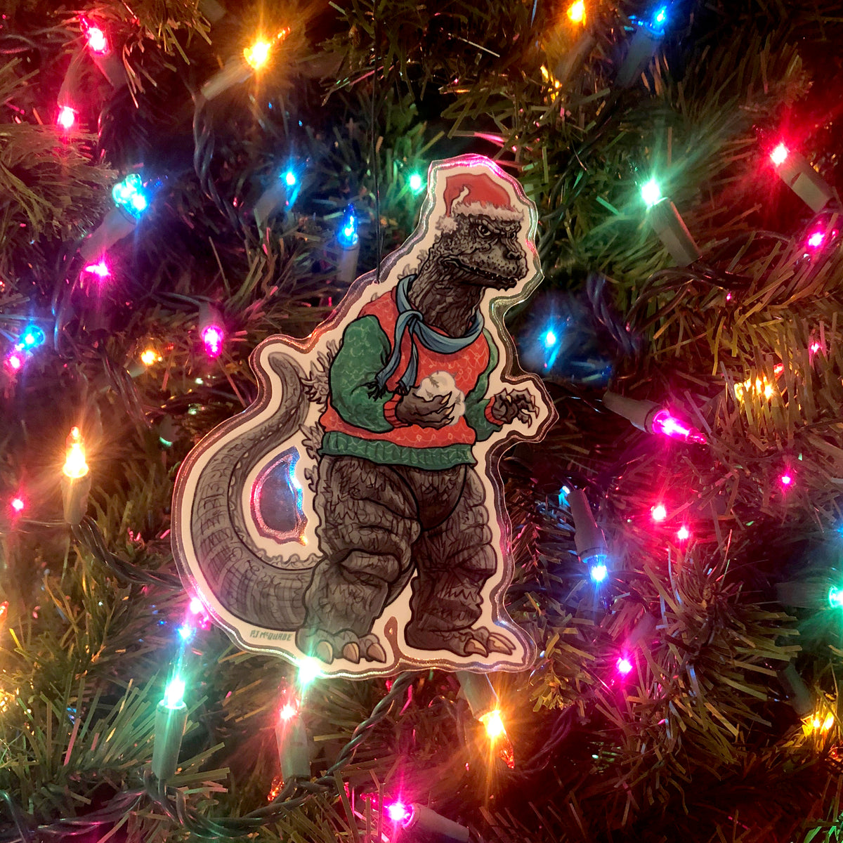 17+ Godzilla Christmas Ornament 2021