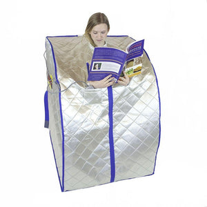 FIR-Real Portable Far Infrared Sauna (Large) with Low EMF Heating Panels