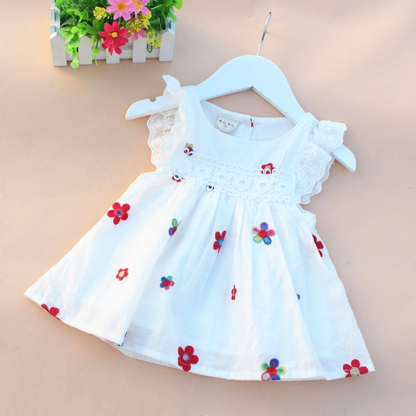 2018 summer cotton newborn baby dress 