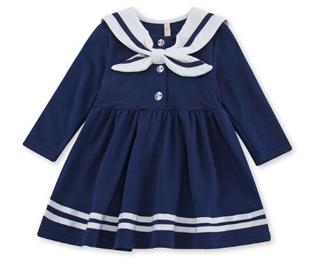 2018 Preppy style infant girl dress 