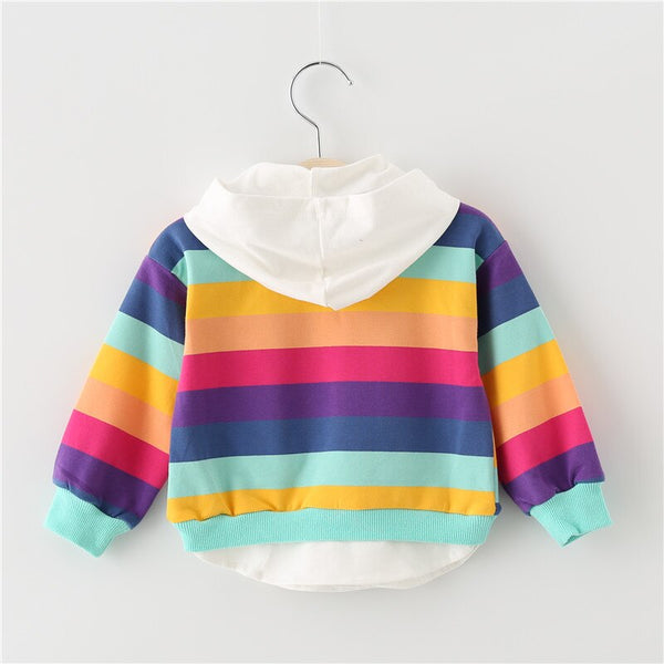 New Baby Girls Clothes Cotton Sweatshirt Cartoon Kids Casual Sportswear Clothing 