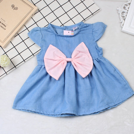 denim baby girl dress