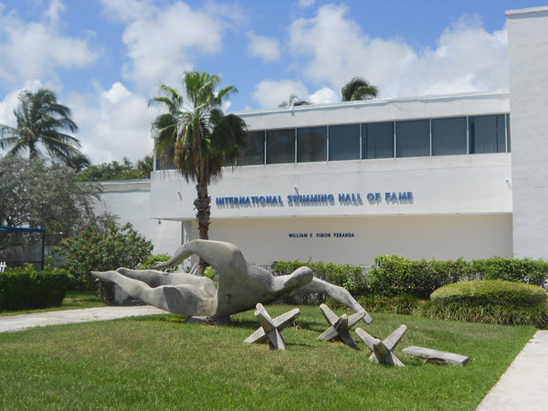 International Swimming Hall of Fame with Swimmer Statue