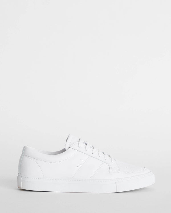 Men's White Sneakers Tagged - WANT
