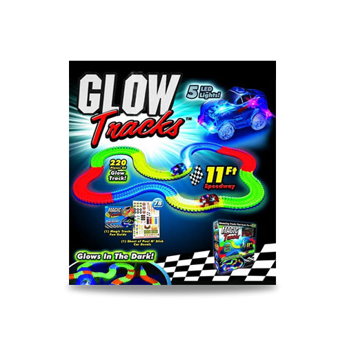 glow tracks racing set