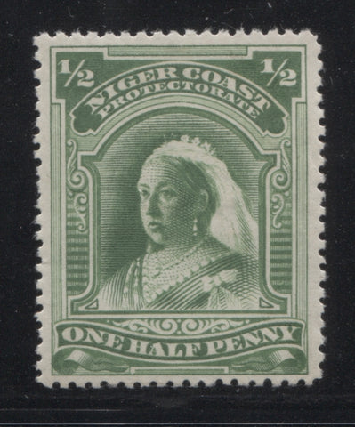 1/2d green 1894 Unwatermarked Queen Victoria Issue of Niger Coast Protectorate