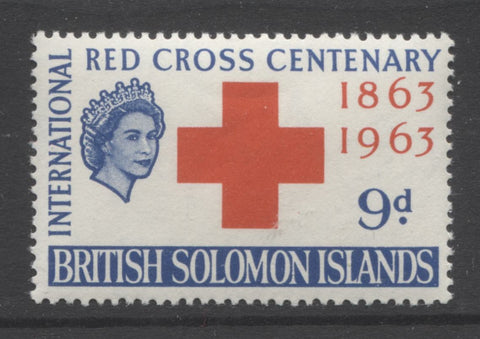 The 9d 1963 Red Cross Issue of British Solomon Islands