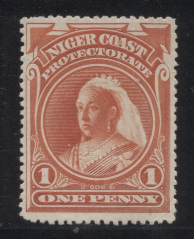 1d Vermilion Queen Victoria - Second Waterlow Issue from Niger Coast Protectorate