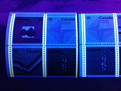 Ottawa Tagging on the 1972 Earth Sciences Stamps of Canada