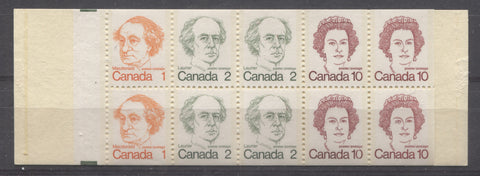 Inside of the 50c Booklet from the 1972-1978 Caricature Issue of Canada