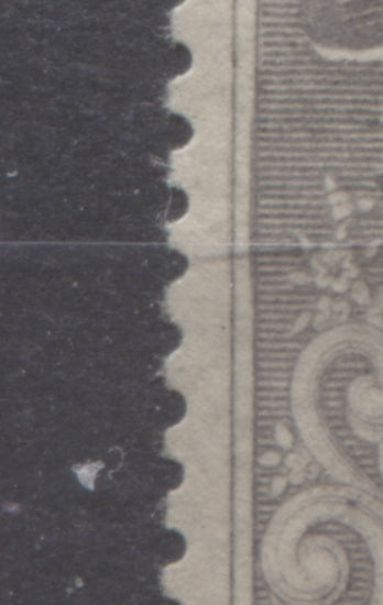 Doubling of left frame on 5d grey Queen Victoria stamp from the 1894 Waterlow Issue of Niger Coast Protectorate