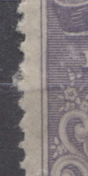 Doubling of left frame on 5d lilac Queen Victoria stamp from the 1894 Waterlow Issue of Niger Coast Protectorate