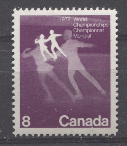 The 1972 Figure Skating Championships Stamp of Canada
