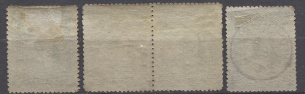horizontal wove paper with coarse mesh from the Second Waterlow Issue of Niger Coast Protectorate