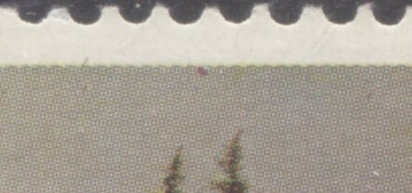 The red dot above trees variety on the 1972 Cornelius Krieghoff stamp of Canada