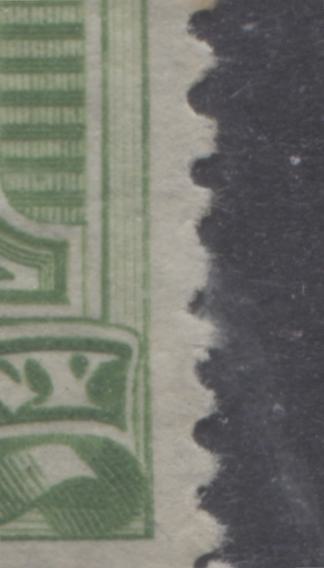 Re-entry of the lower right frameline of the half-penny Queen Victoria stamp from the second Waterlow issue of Niger Coast Protectorate