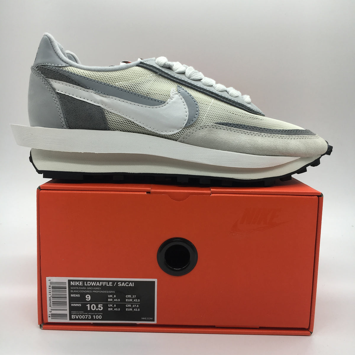 nike sacai ld waffle grey