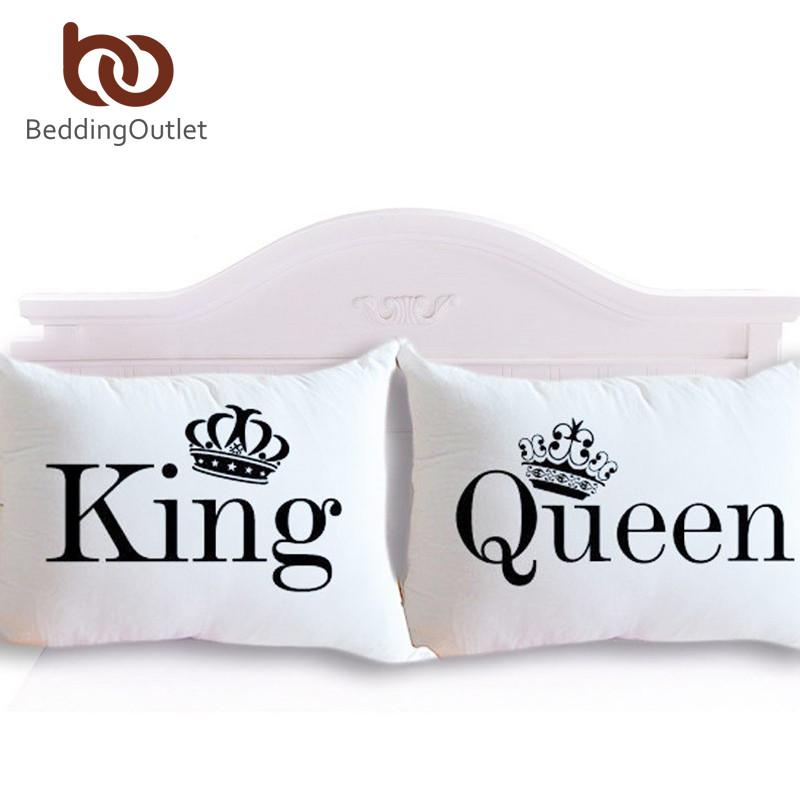 Queen King Pillowcase Decorative Body Pillow Case Plain Design