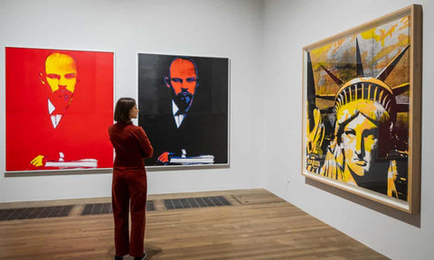 Andy Warhol Exhibition image, Tate Modern. 